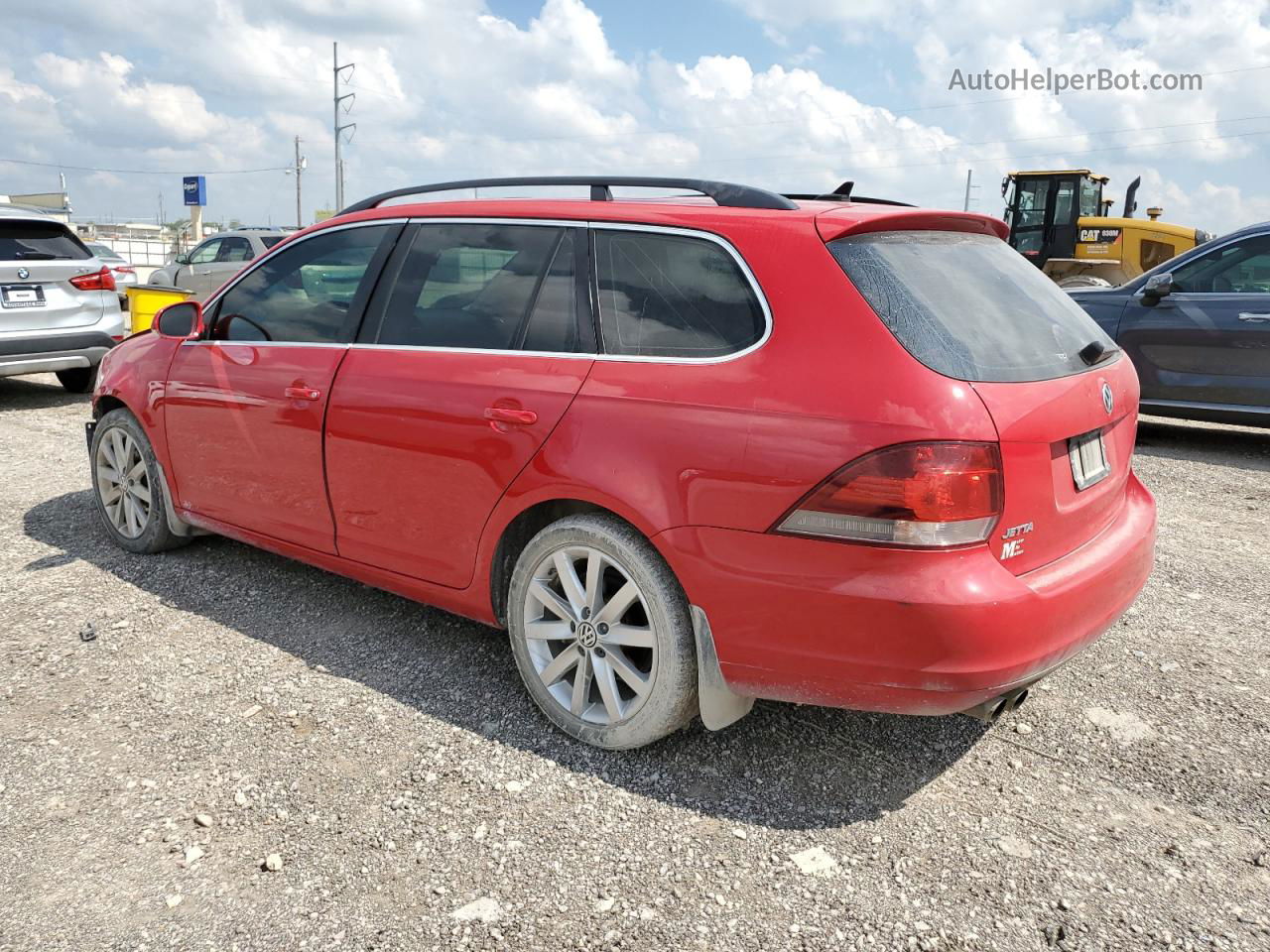 2012 Volkswagen Jetta Tdi Red vin: 3VWPL7AJ7CM601538