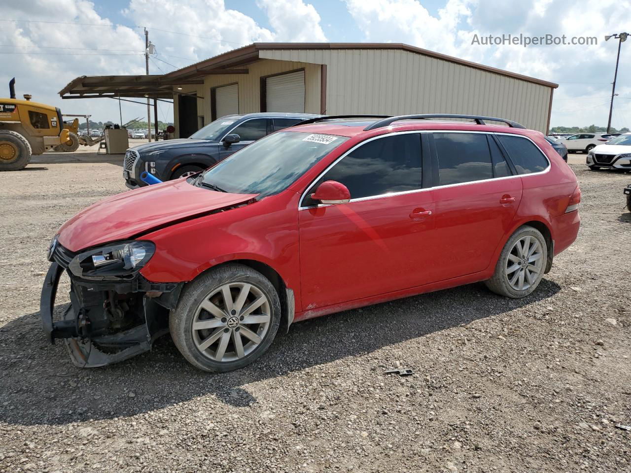 2012 Volkswagen Jetta Tdi Red vin: 3VWPL7AJ7CM601538