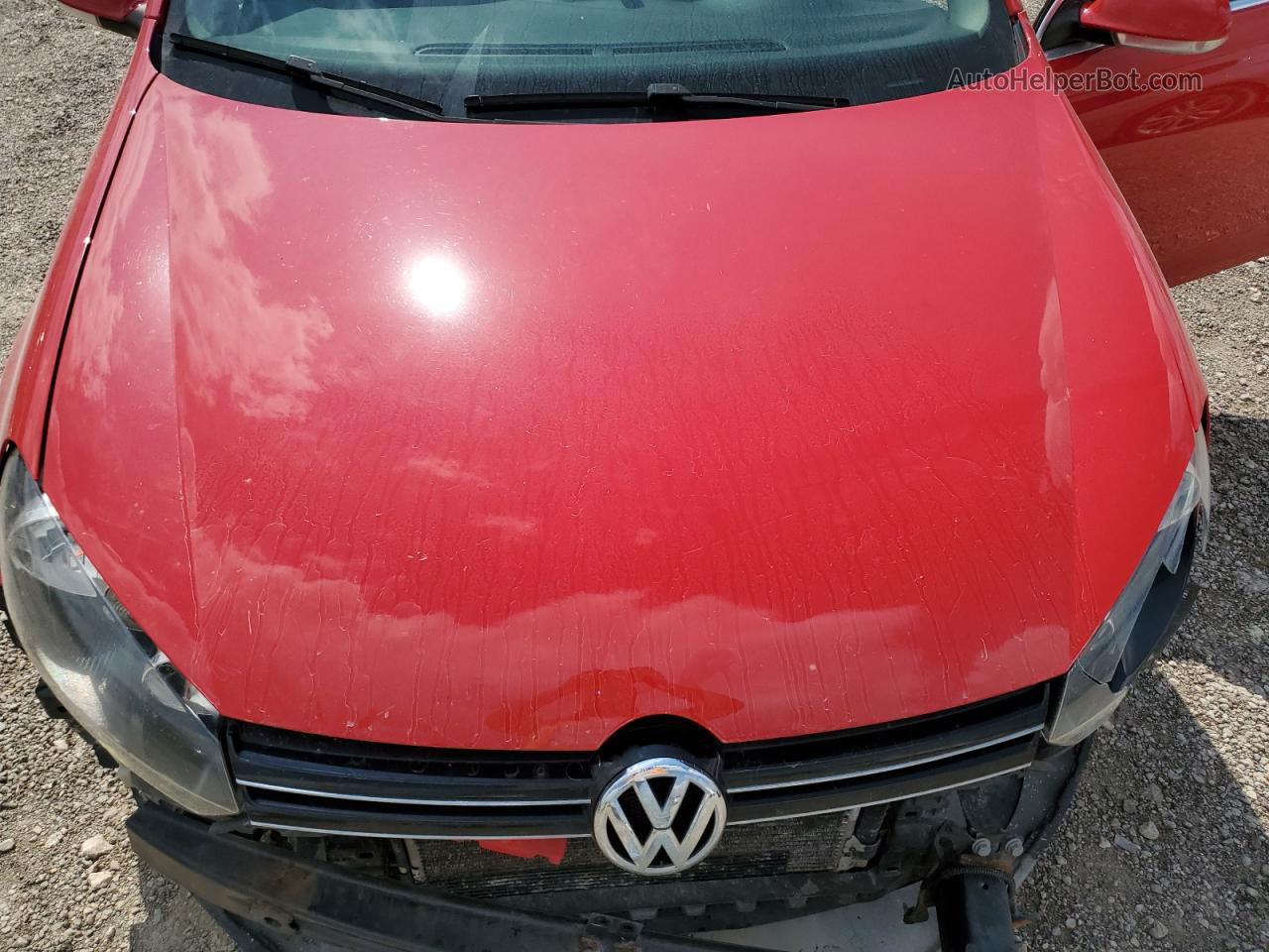 2012 Volkswagen Jetta Tdi Red vin: 3VWPL7AJ7CM601538