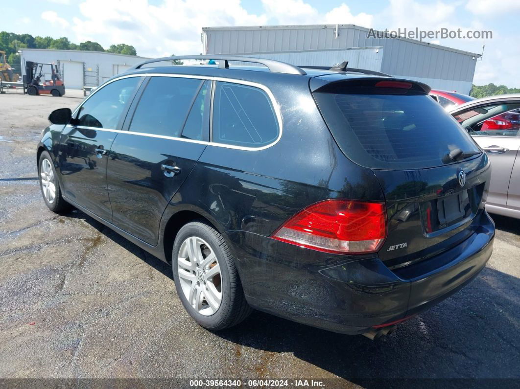 2012 Volkswagen Jetta Sportwagen 2.0l Tdi Black vin: 3VWPL7AJ7CM607372