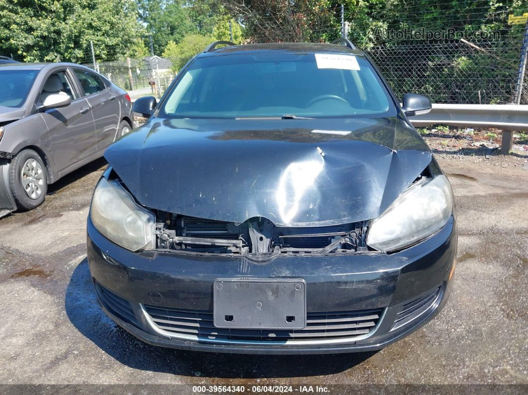 2012 Volkswagen Jetta Sportwagen 2.0l Tdi Black vin: 3VWPL7AJ7CM607372