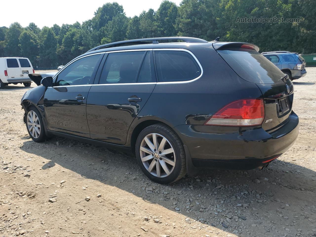 2012 Volkswagen Jetta Tdi Black vin: 3VWPL7AJ7CM673405