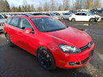 2013 Volkswagen Jetta Tdi Red vin: 3VWPL7AJ7DM605476