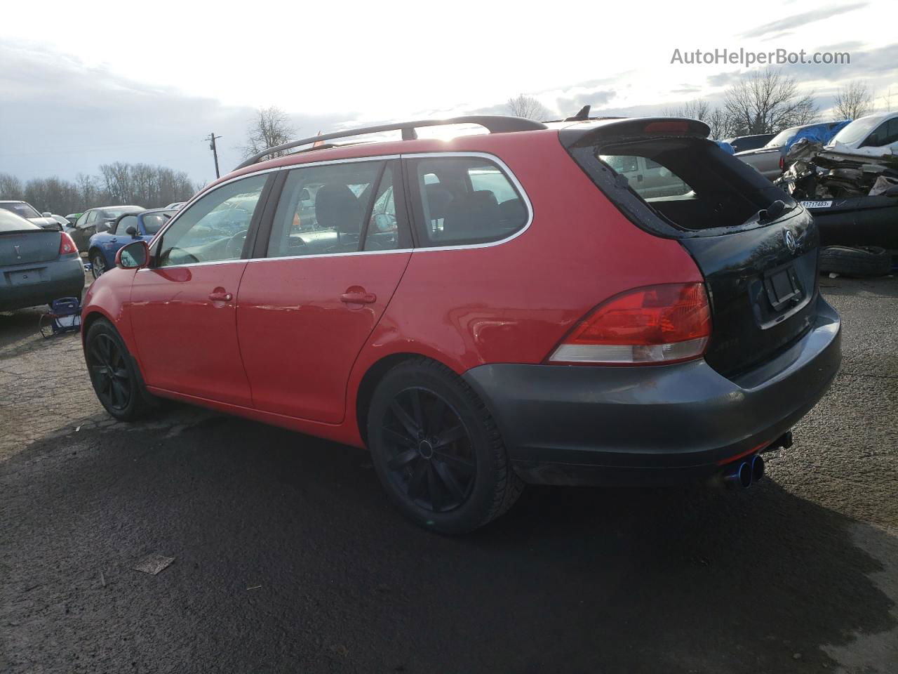 2013 Volkswagen Jetta Tdi Red vin: 3VWPL7AJ7DM605476