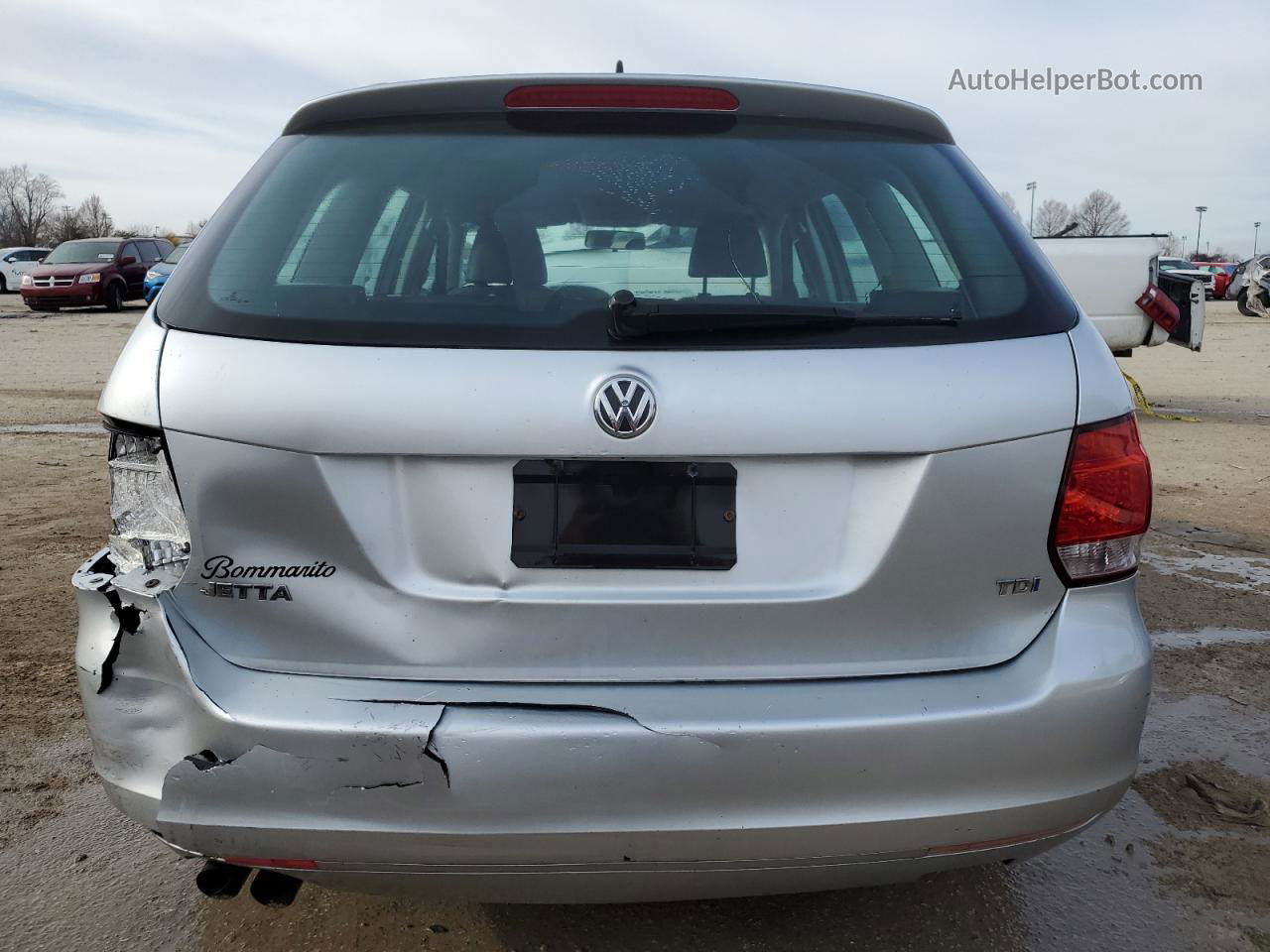 2013 Volkswagen Jetta Tdi Silver vin: 3VWPL7AJ7DM672854