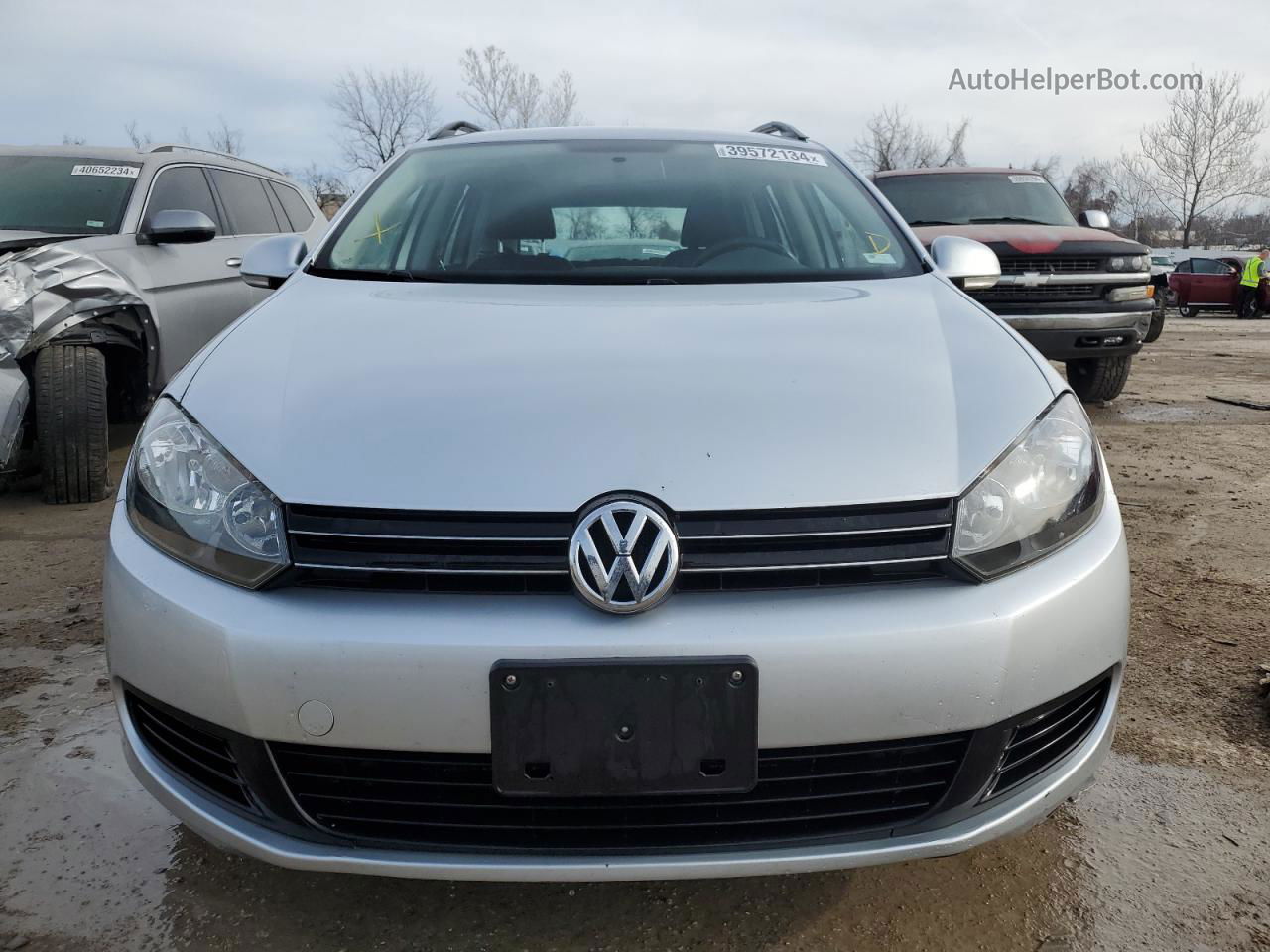 2013 Volkswagen Jetta Tdi Silver vin: 3VWPL7AJ7DM672854