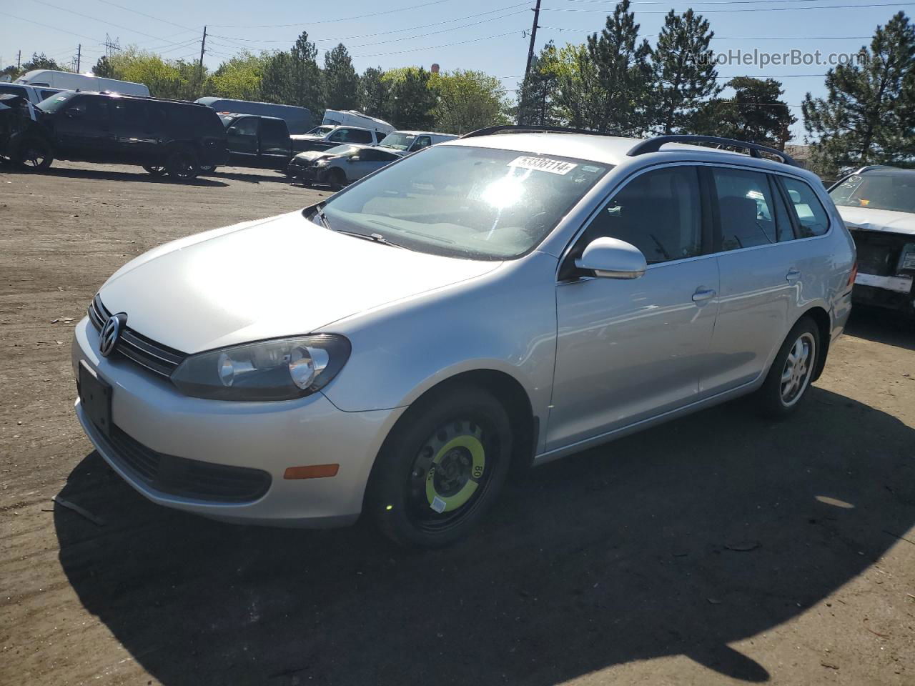 2014 Volkswagen Jetta Tdi Silver vin: 3VWPL7AJ7EM604989