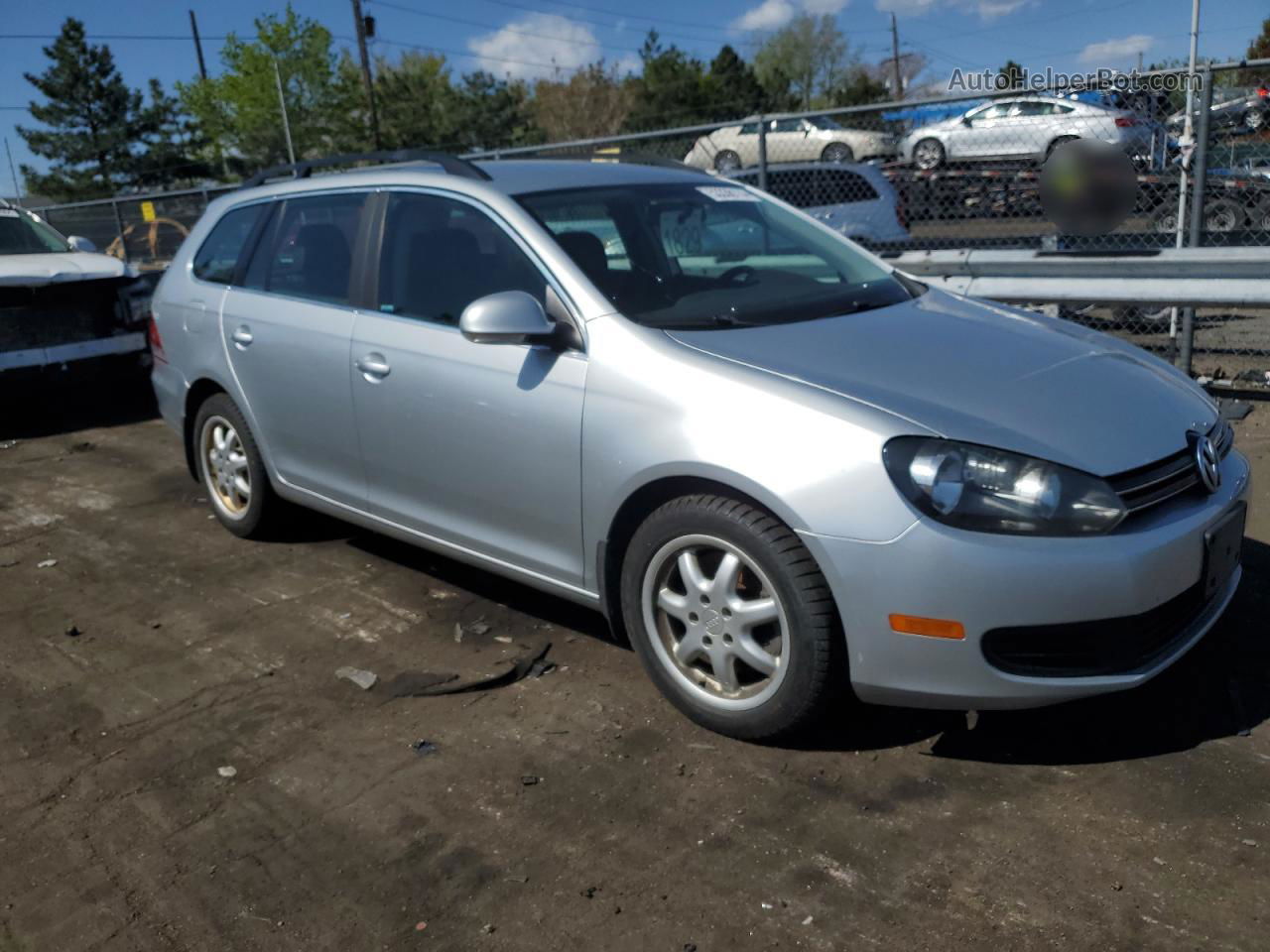 2014 Volkswagen Jetta Tdi Silver vin: 3VWPL7AJ7EM604989