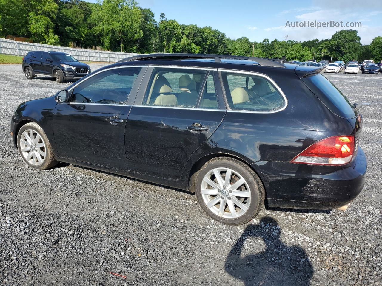 2014 Volkswagen Jetta Tdi Black vin: 3VWPL7AJ7EM625227