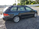 2014 Volkswagen Jetta Tdi Black vin: 3VWPL7AJ7EM625227