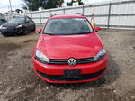 2012 Volkswagen Jetta Tdi Red vin: 3VWPL7AJ8CM614153