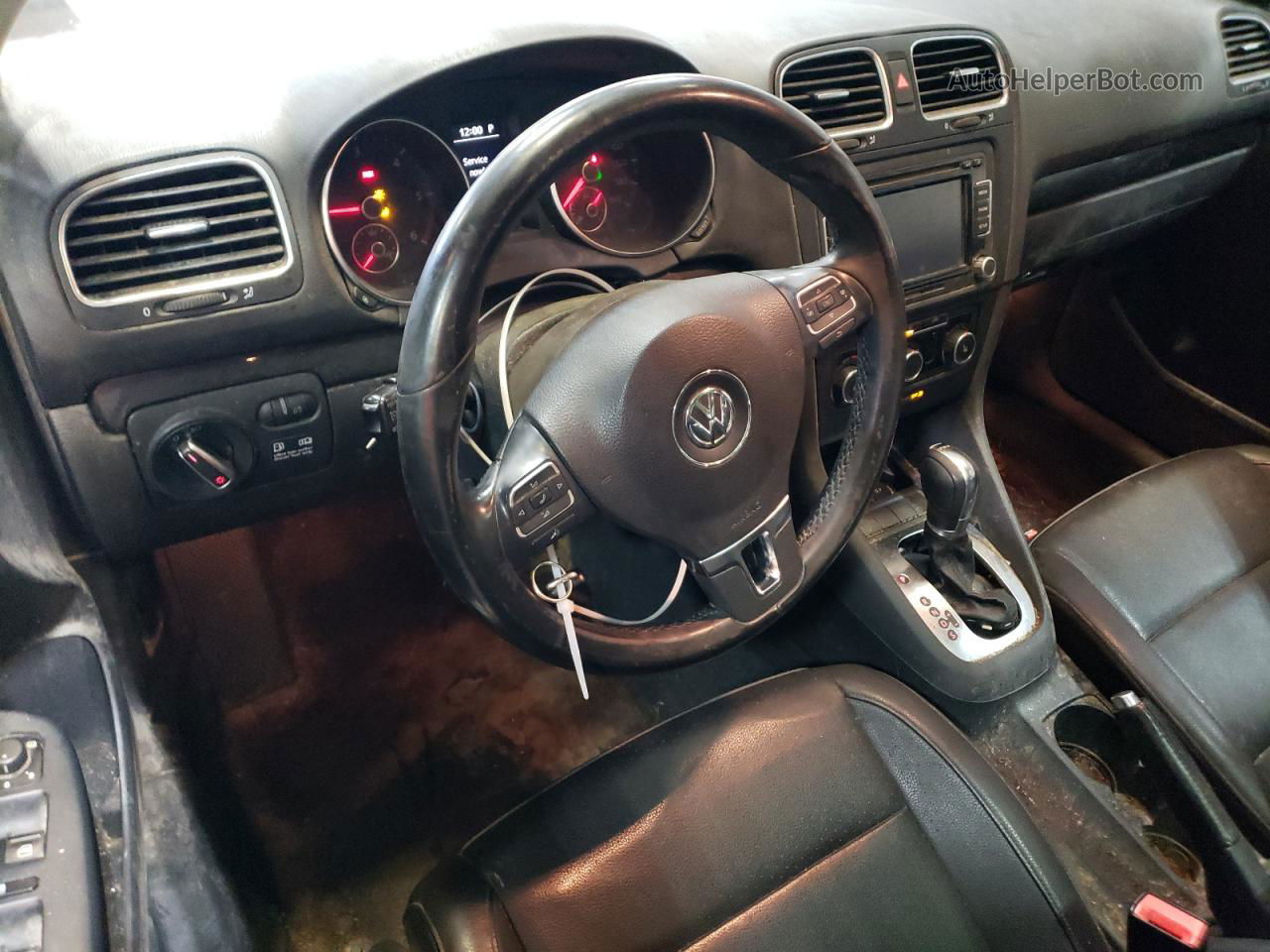 2012 Volkswagen Jetta Tdi Белый vin: 3VWPL7AJ8CM687829