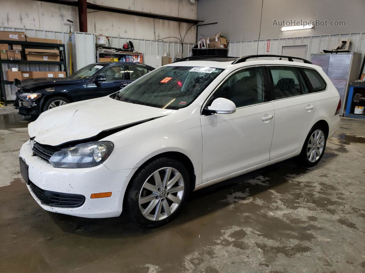 2012 Volkswagen Jetta Tdi Белый vin: 3VWPL7AJ8CM687829