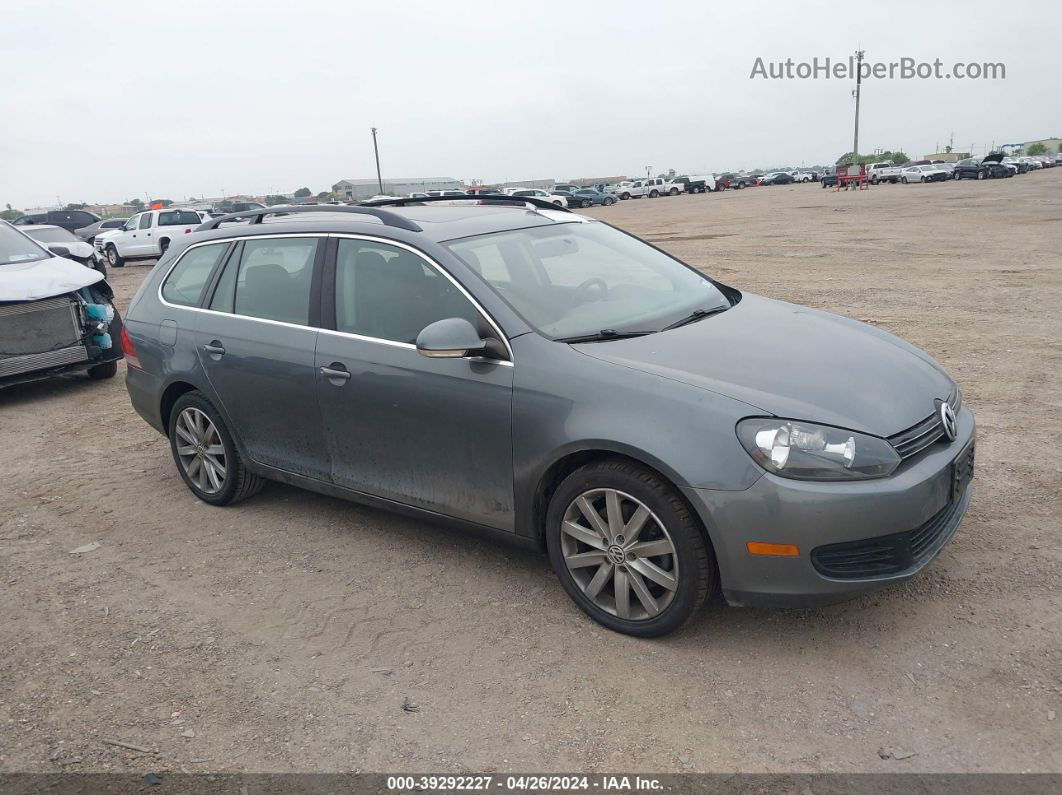 2012 Volkswagen Jetta Sportwagen 2.0l Tdi Gray vin: 3VWPL7AJ8CM692383