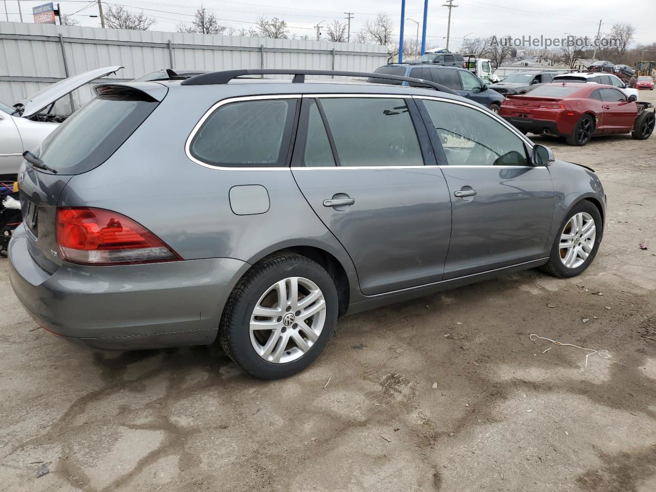 2013 Volkswagen Jetta Tdi Gray vin: 3VWPL7AJ8DM645047