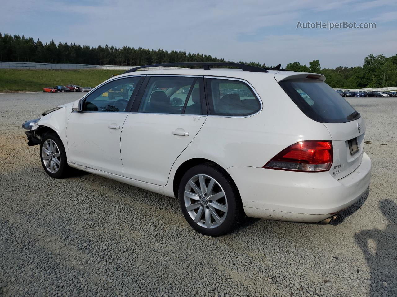 2013 Volkswagen Jetta Tdi White vin: 3VWPL7AJ8DM653262