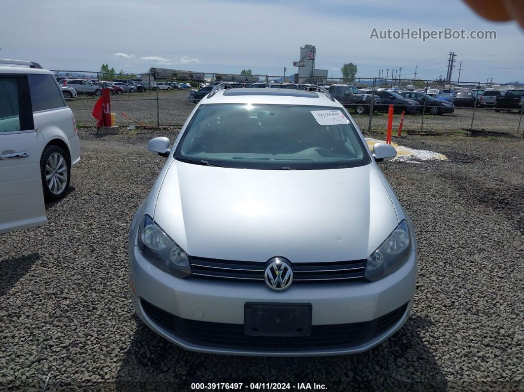 2014 Volkswagen Jetta Sportwagen 2.0l Tdi Silver vin: 3VWPL7AJ8EM603544