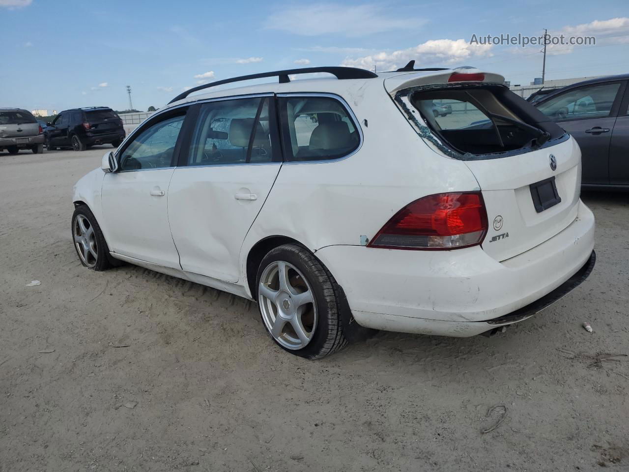 2014 Volkswagen Jetta Tdi White vin: 3VWPL7AJ8EM604533