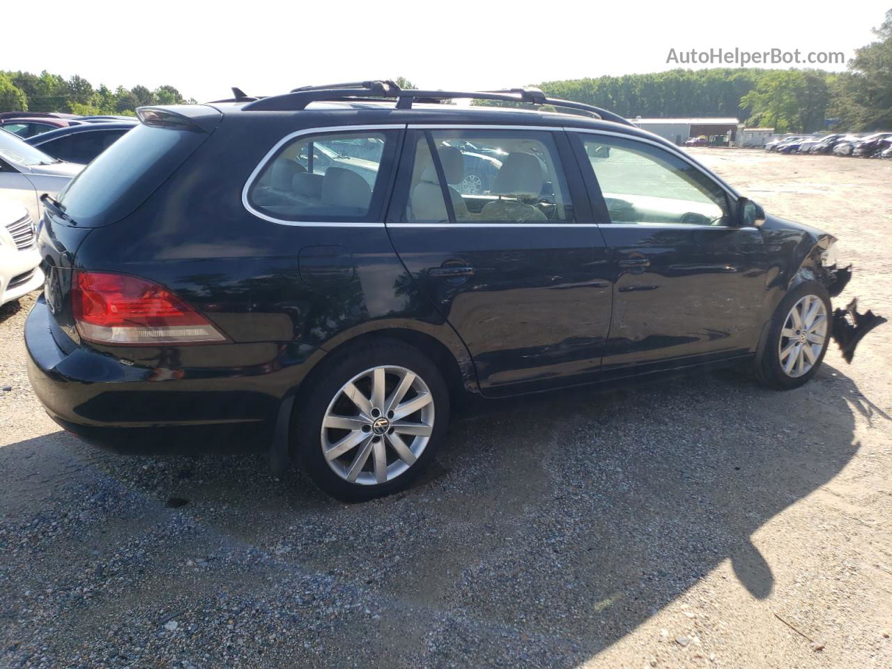 2011 Volkswagen Jetta Tdi Black vin: 3VWPL7AJ9BM654739