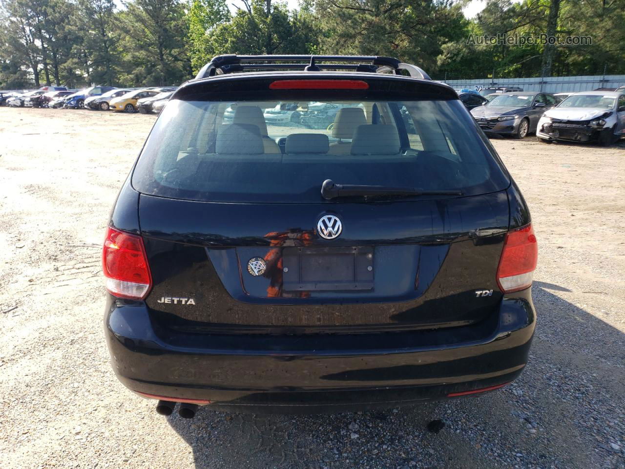 2011 Volkswagen Jetta Tdi Black vin: 3VWPL7AJ9BM654739