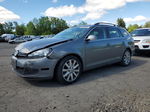 2012 Volkswagen Jetta Tdi Gray vin: 3VWPL7AJ9CM603274