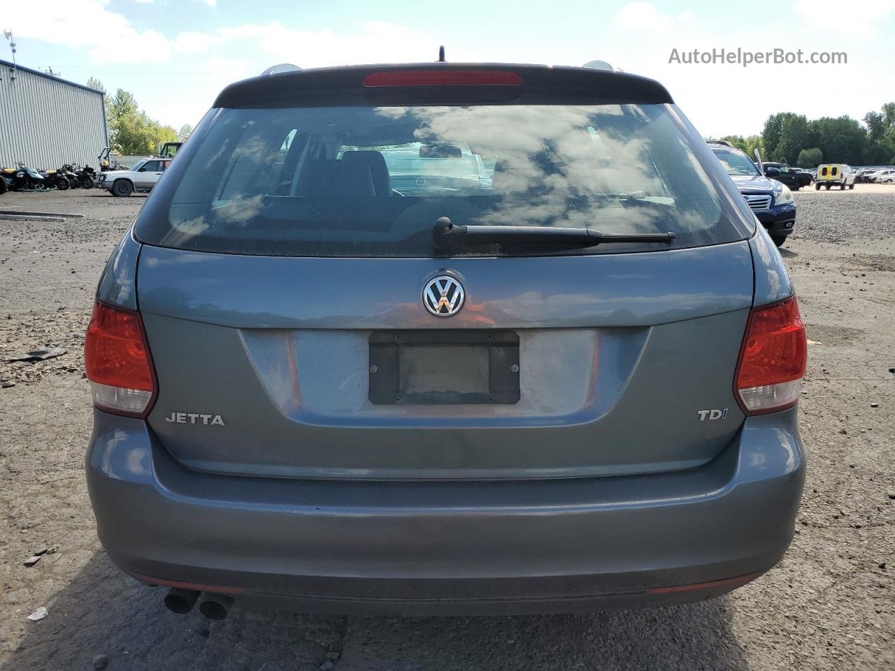 2012 Volkswagen Jetta Tdi Gray vin: 3VWPL7AJ9CM603274