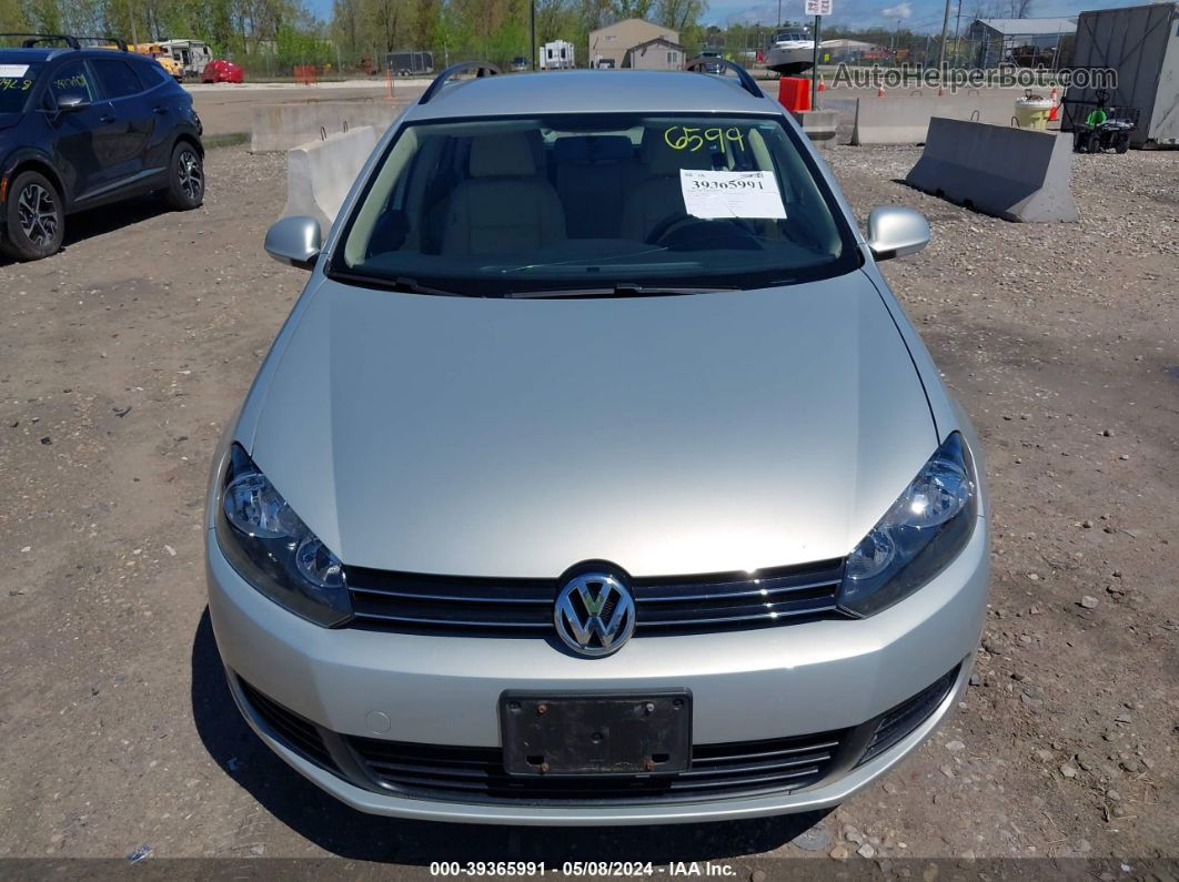 2012 Volkswagen Jetta Sportwagen 2.0l Tdi Silver vin: 3VWPL7AJ9CM608166