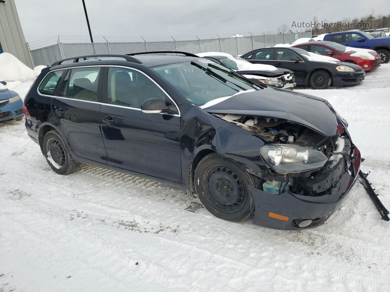 2012 Volkswagen Jetta Tdi Black vin: 3VWPL7AJ9CM702631