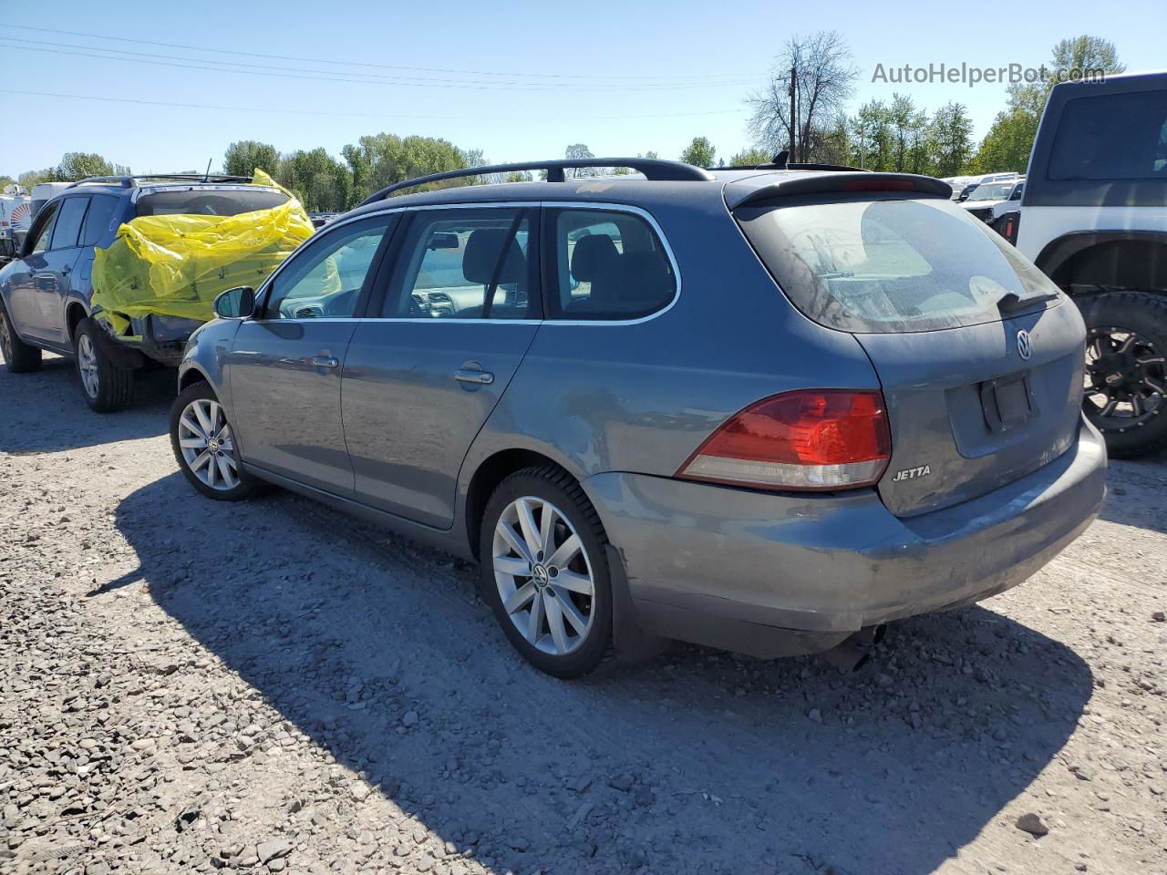 2012 Volkswagen Jetta Tdi Gray vin: 3VWPL7AJ9CM713497