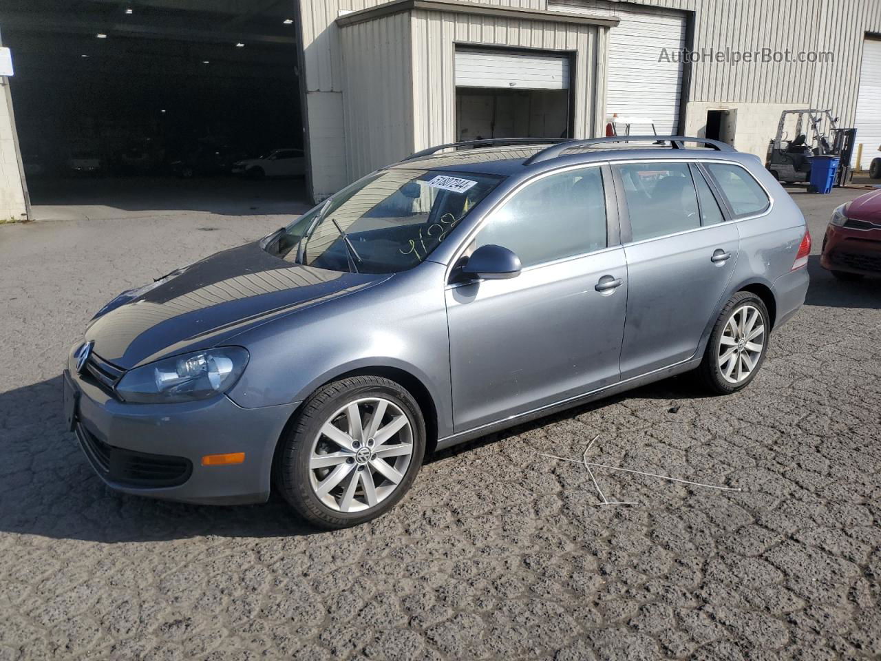 2013 Volkswagen Jetta Tdi Gray vin: 3VWPL7AJ9DM611537