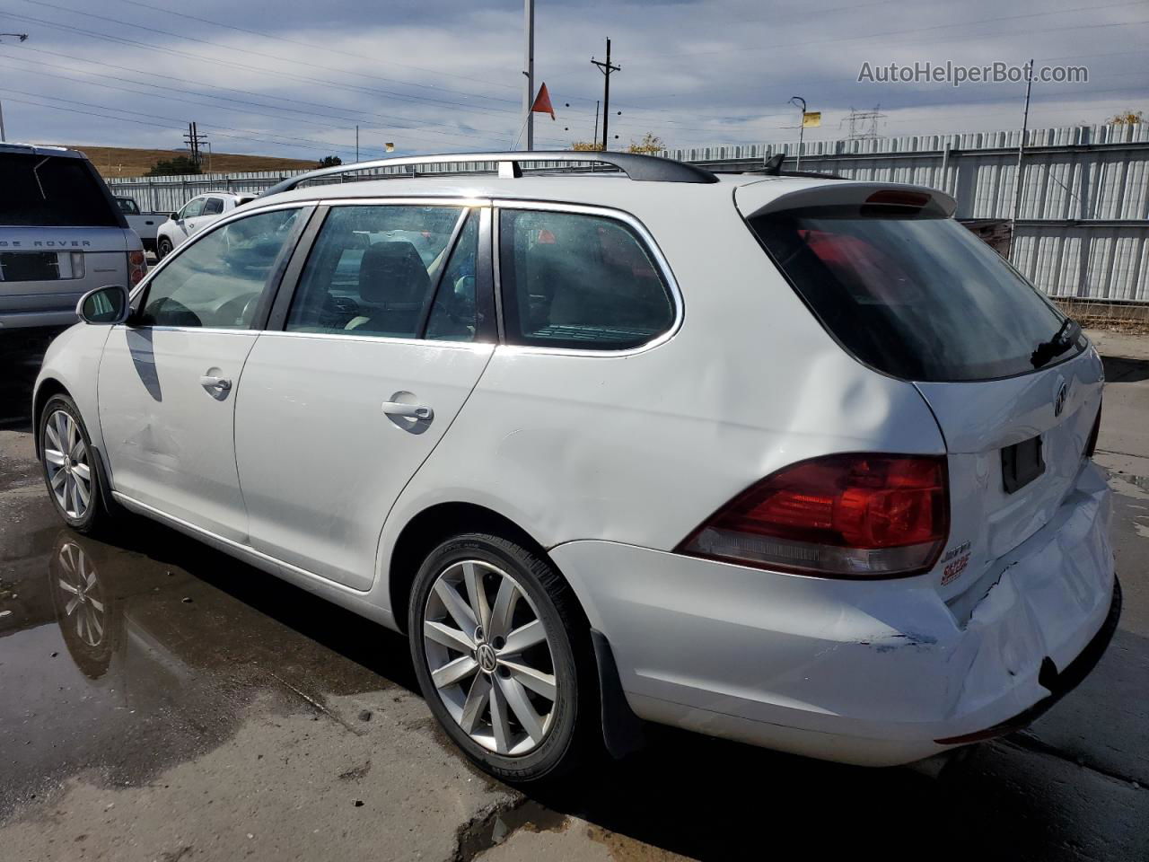 2013 Volkswagen Jetta Tdi White vin: 3VWPL7AJ9DM692135