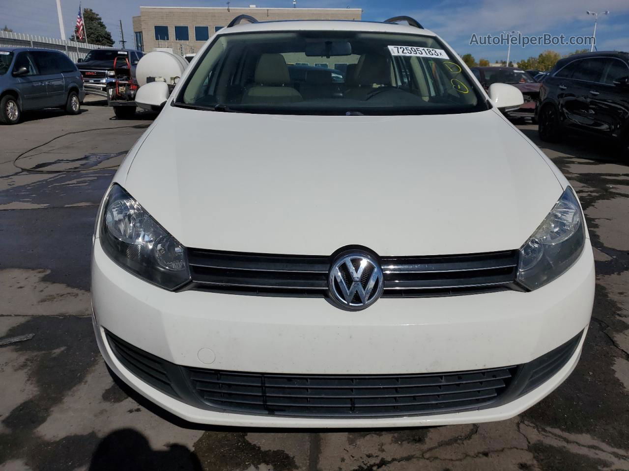 2013 Volkswagen Jetta Tdi White vin: 3VWPL7AJ9DM692135