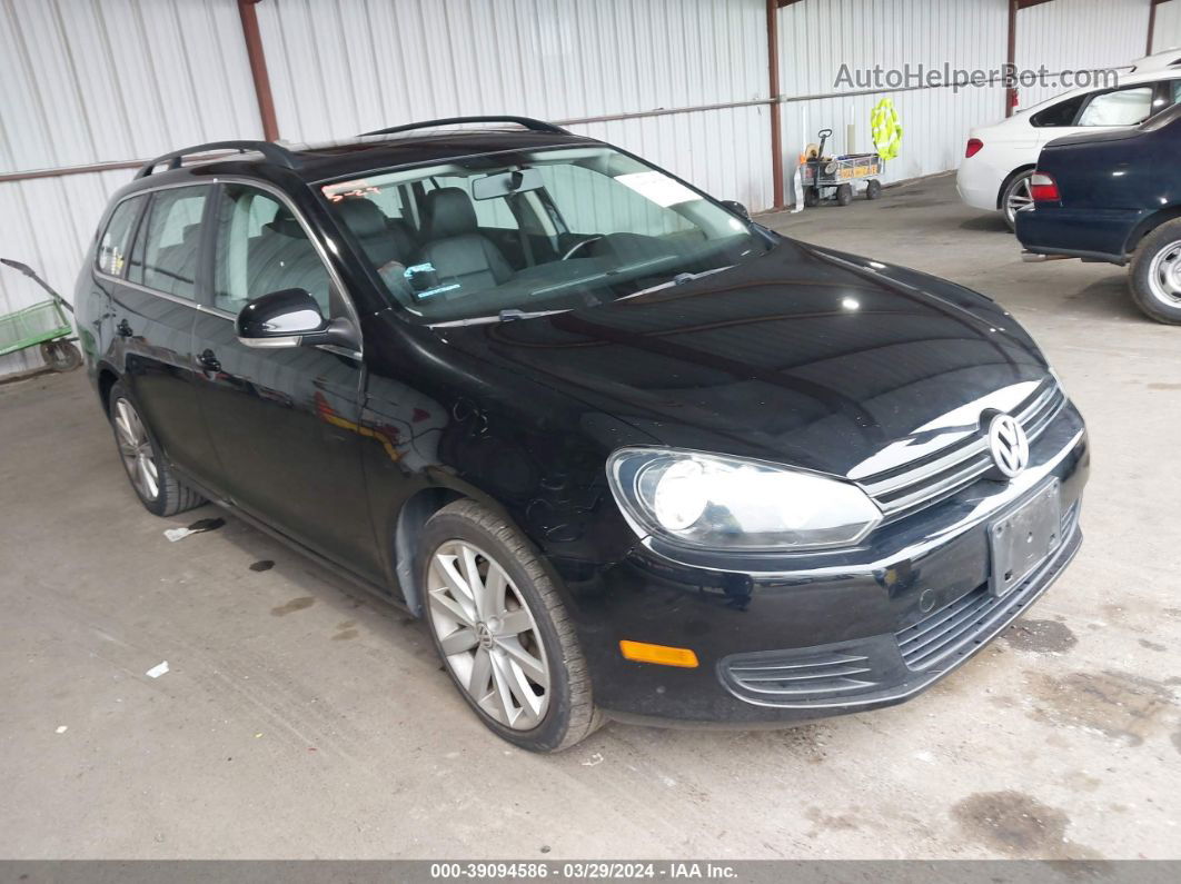 2013 Volkswagen Jetta Sportwagen 2.0l Tdi Black vin: 3VWPL7AJ9DM694936