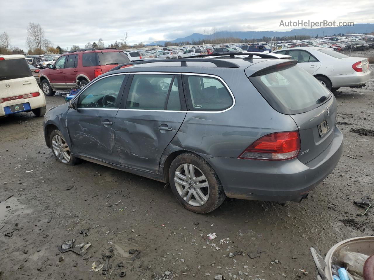 2014 Volkswagen Jetta Tdi Silver vin: 3VWPL7AJ9EM619574