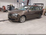 2011 Volkswagen Jetta Sportwagen 2.0l Tdi Brown vin: 3VWPL7AJXBM608532