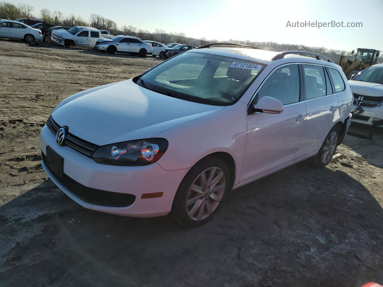 2011 Volkswagen Jetta Tdi White vin: 3VWPL7AJXBM630238