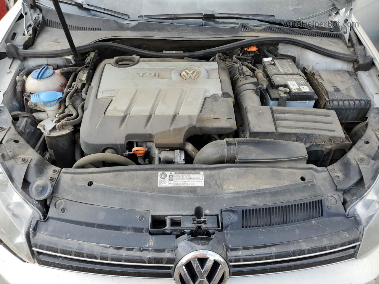 2011 Volkswagen Jetta Tdi Silver vin: 3VWPL7AJXBM663157