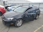 2012 Volkswagen Jetta Tdi Black vin: 3VWPL7AJXCM690604