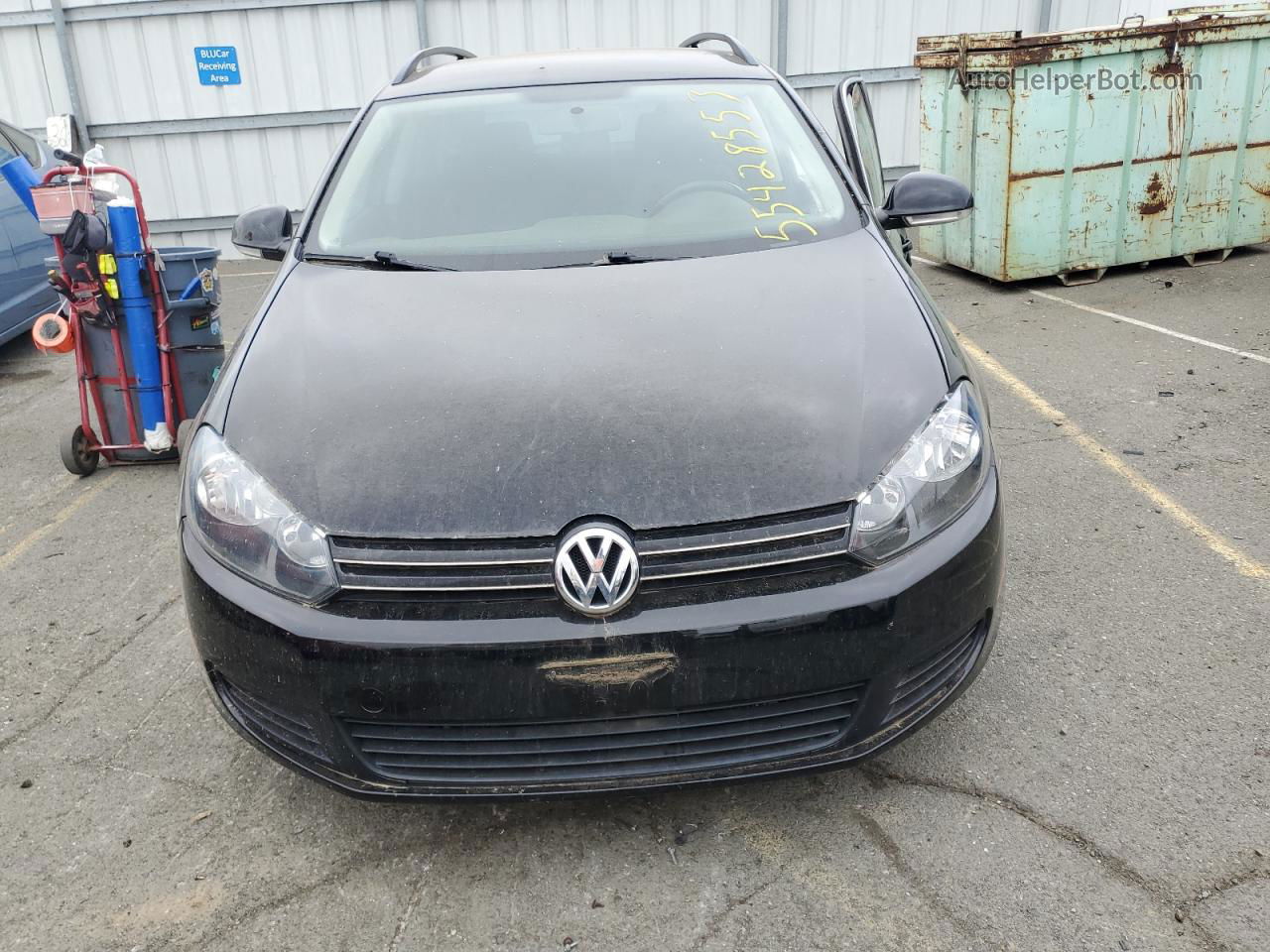 2012 Volkswagen Jetta Tdi Black vin: 3VWPL7AJXCM690604