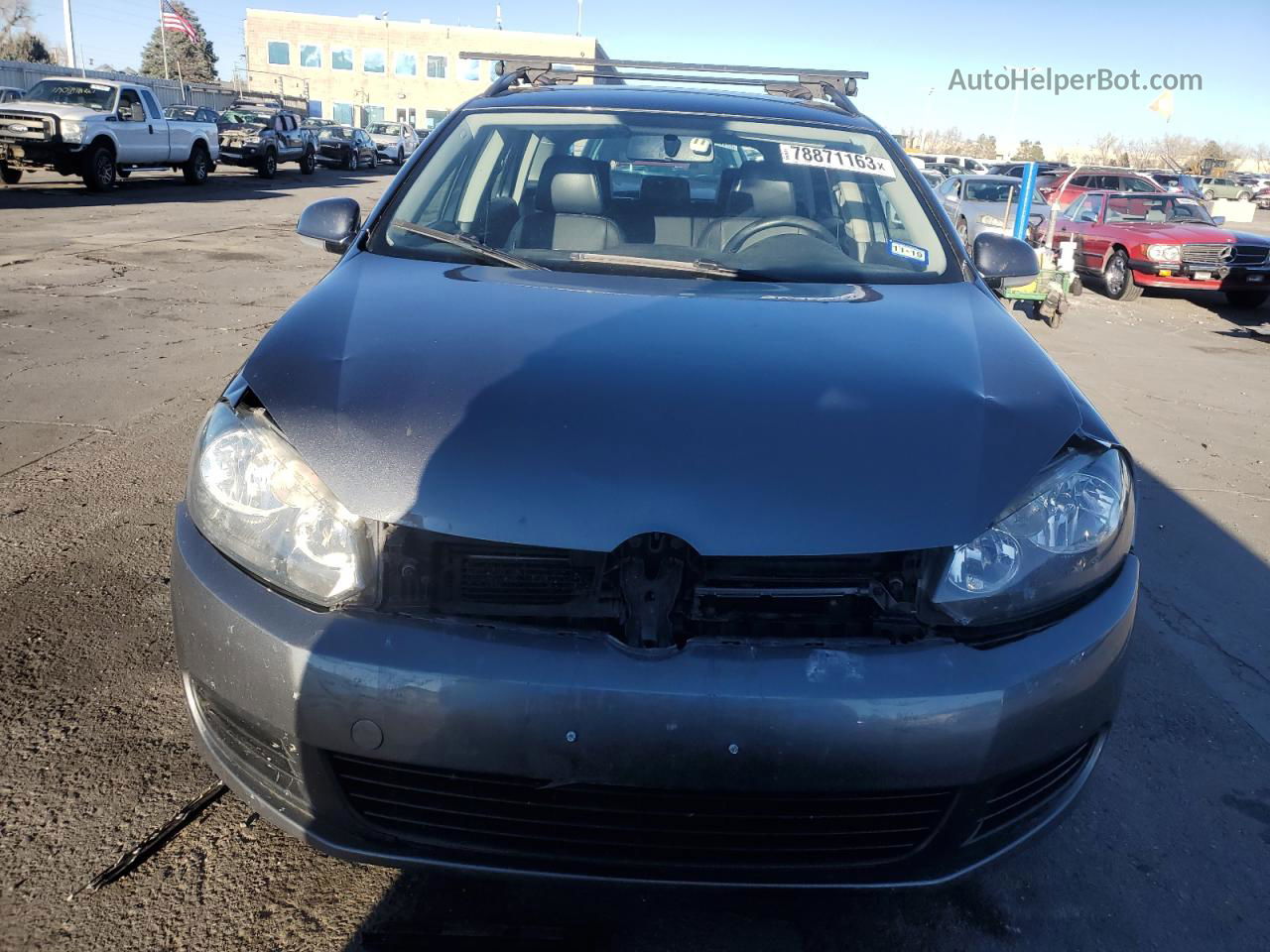 2012 Volkswagen Jetta Tdi Gray vin: 3VWPL7AJXCM695169