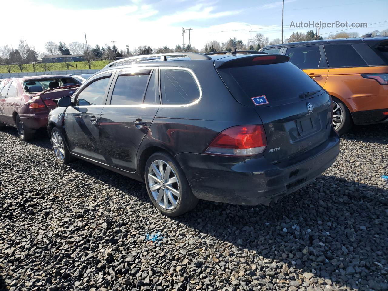 2013 Volkswagen Jetta Tdi Black vin: 3VWPL7AJXDM600983