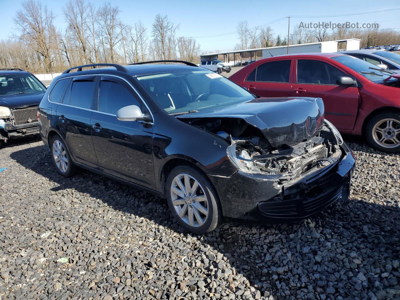 2013 Volkswagen Jetta Tdi Black vin: 3VWPL7AJXDM600983