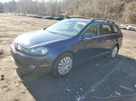 2013 Volkswagen Jetta Tdi Blue vin: 3VWPL7AJXDM674565