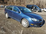 2013 Volkswagen Jetta Tdi Blue vin: 3VWPL7AJXDM674565