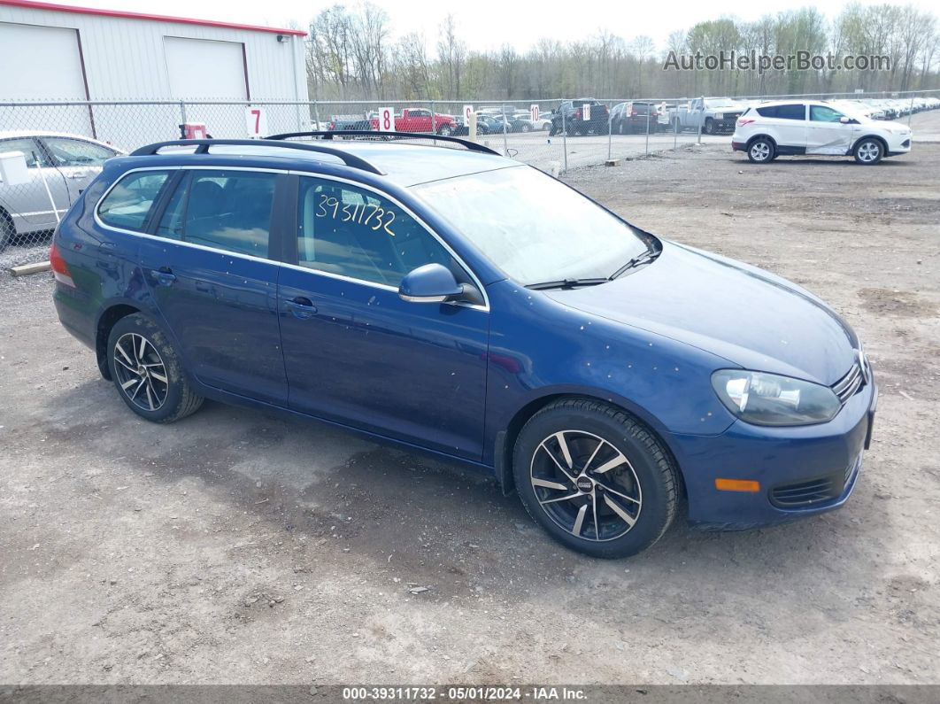 2014 Volkswagen Jetta Sportwagen 2.0l Tdi Blue vin: 3VWPL7AJXEM624136