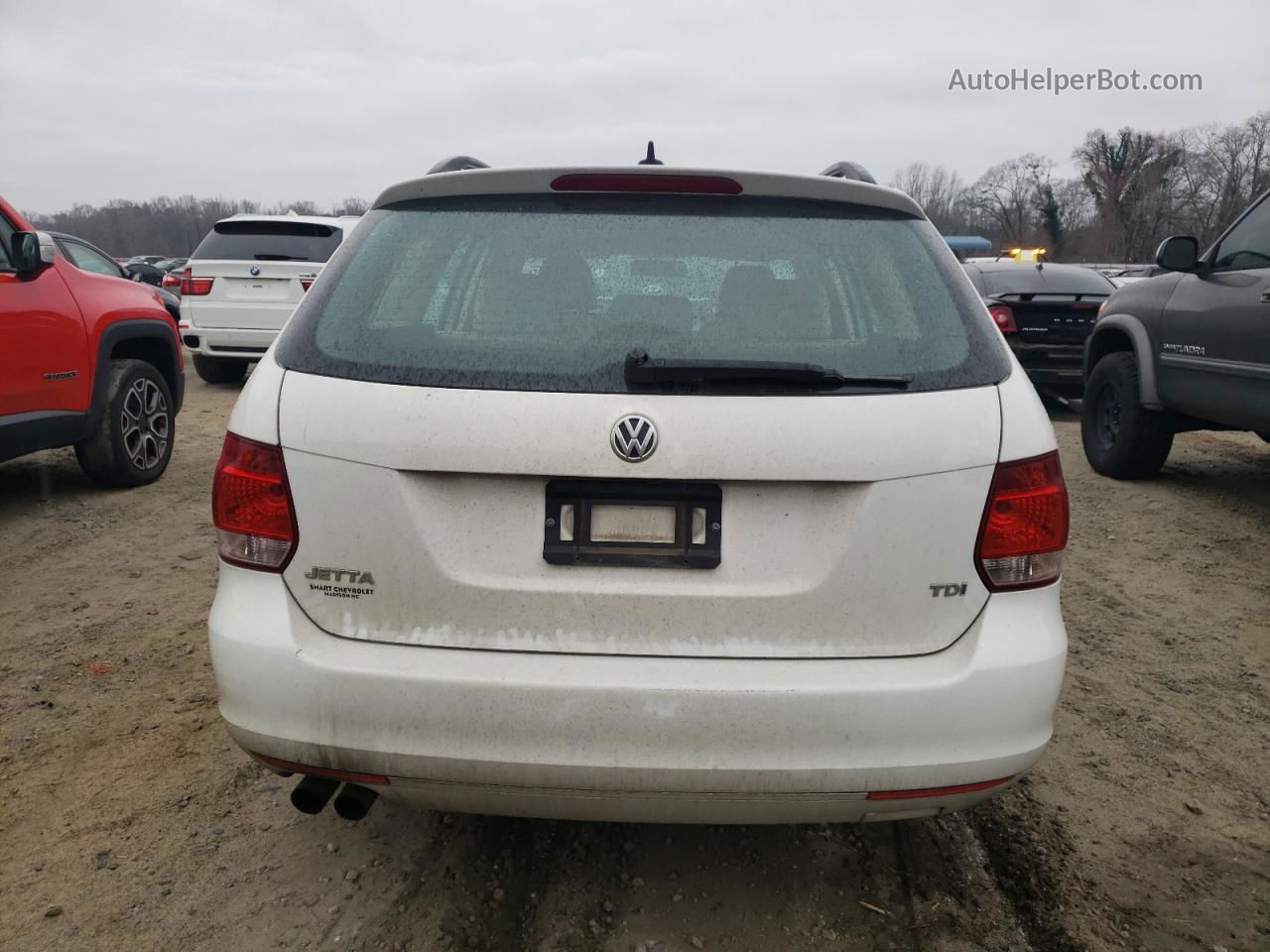 2014 Volkswagen Jetta Tdi Белый vin: 3VWPL7AJXEM626243