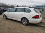 2014 Volkswagen Jetta Tdi White vin: 3VWPL7AJXEM626243