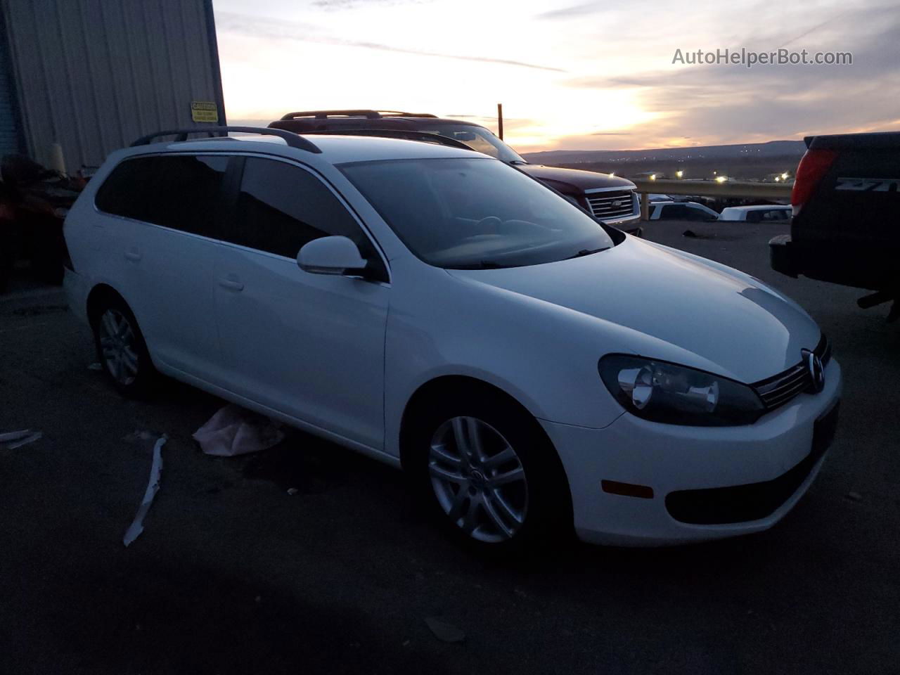 2011 Volkswagen Jetta Tdi White vin: 3VWPL8AJ9BM710085