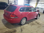 2011 Volkswagen Jetta Tdi Red vin: 3VWPL8AJXBM649183