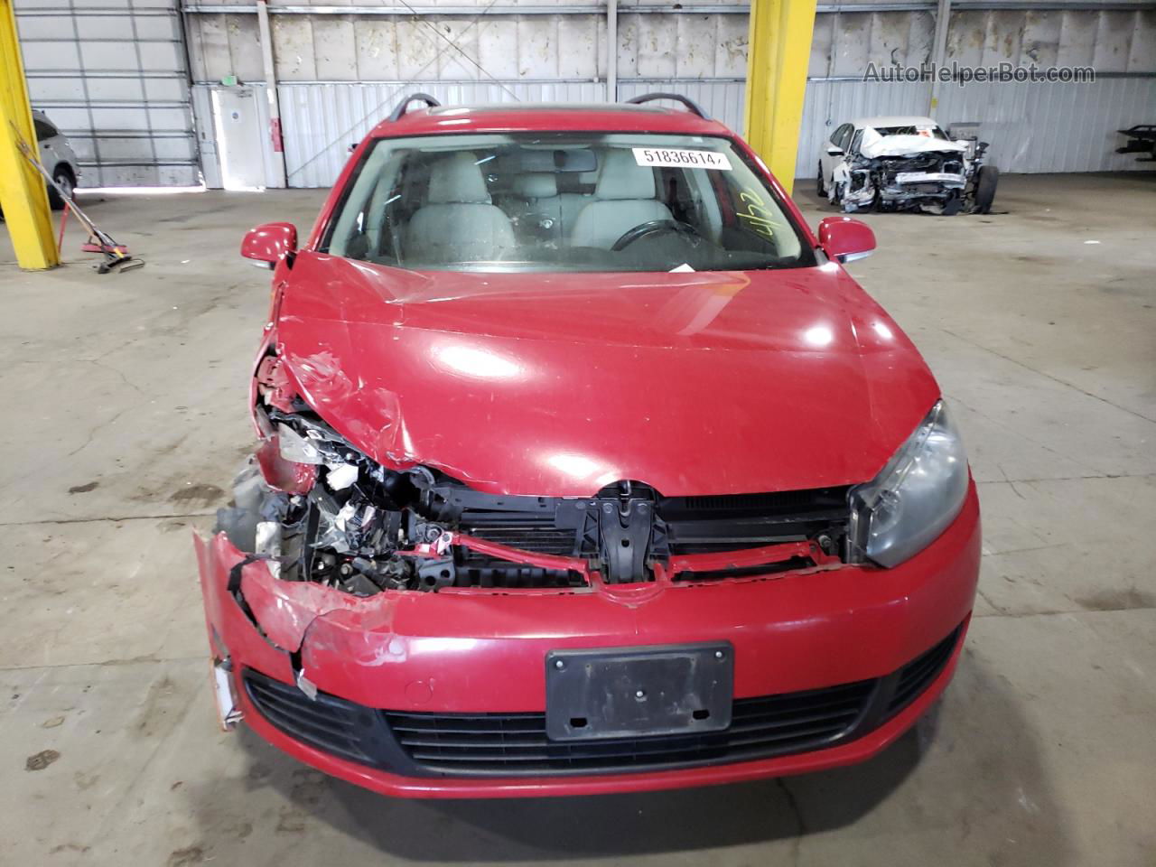 2011 Volkswagen Jetta Tdi Red vin: 3VWPL8AJXBM649183